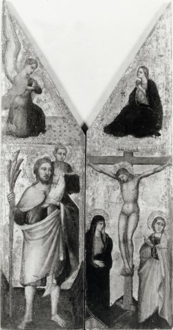 A. C. Cooper — Anonimo fiorentino sec. XIV - San Cristoforo; Crocifissione di Cristo; Annunciazione — insieme